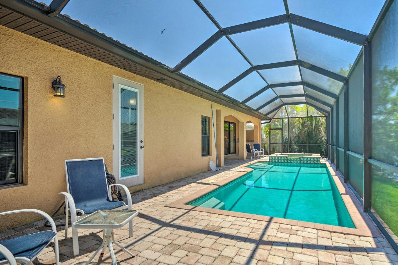 Canalfront Cape Coral Home With Patio And Grill! Exterior foto