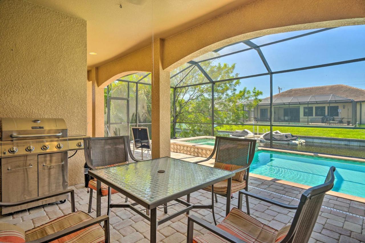 Canalfront Cape Coral Home With Patio And Grill! Exterior foto